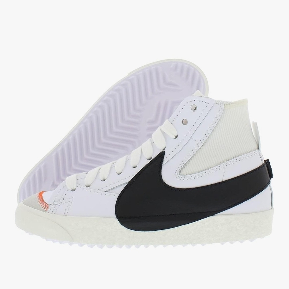 Size 9.5-Nike Blazer Mid '77 Jumbo White / Black - White - Sail DD3111-100 Men's